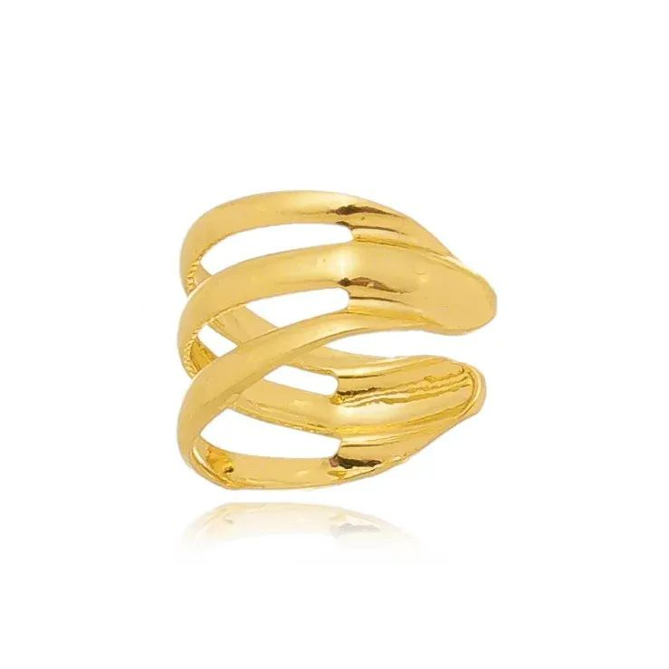 Piercing Dourado Fake Charme