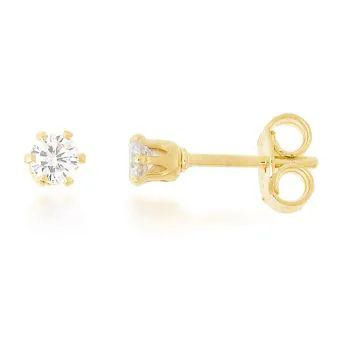 Brinco Dourado Ponto de Luz PP