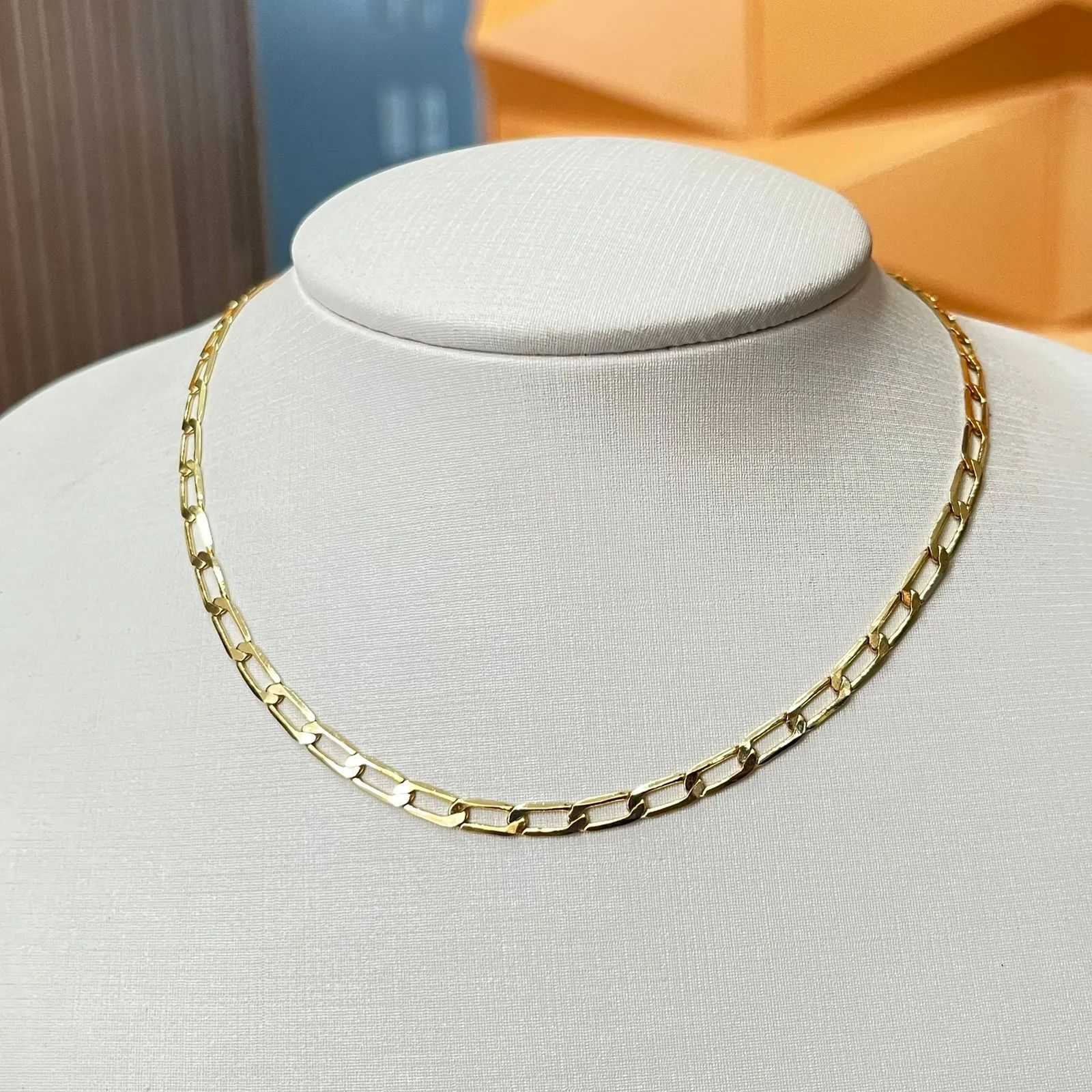 Chocker Dourada Fgaro 35cm