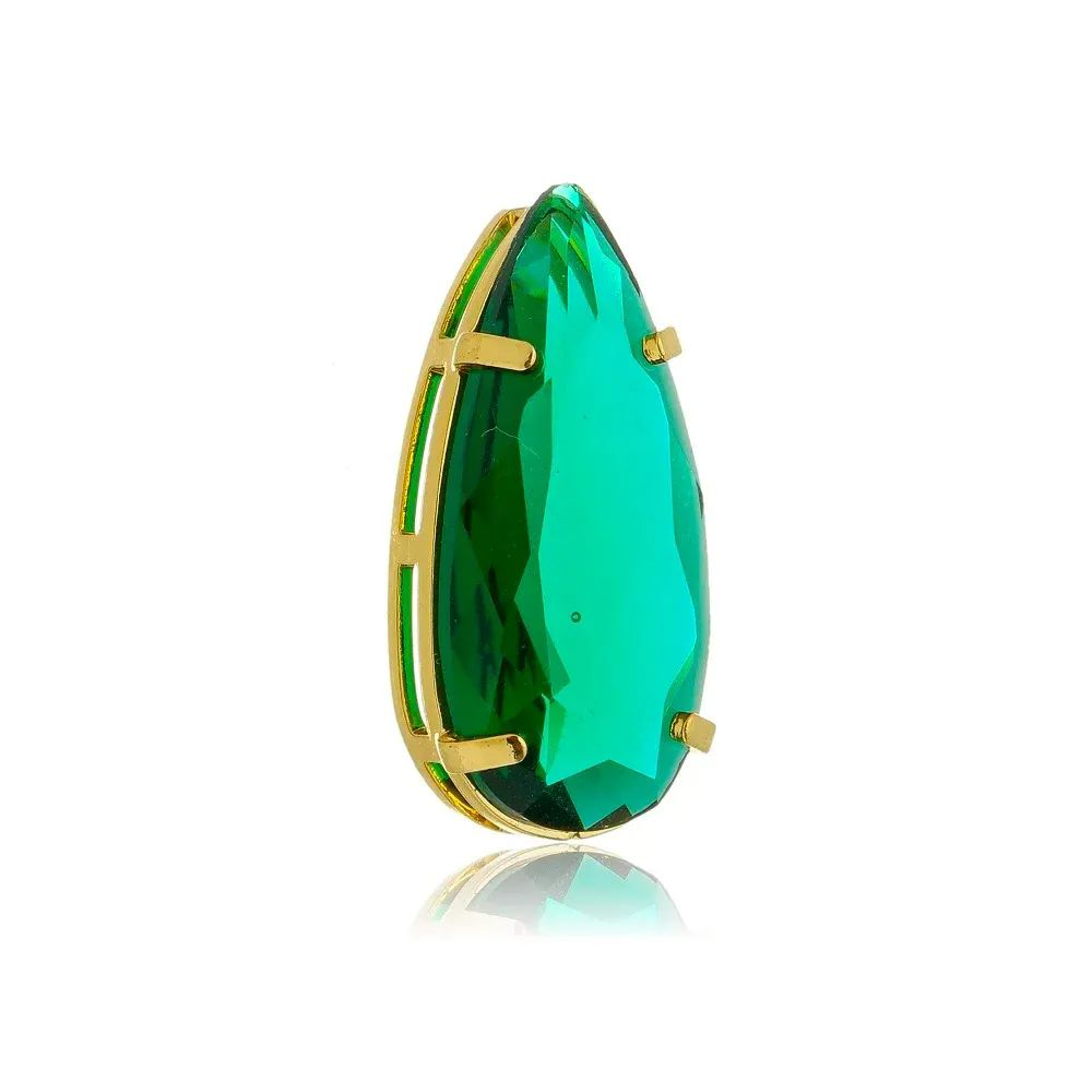 Pingente Dourado Gota Color