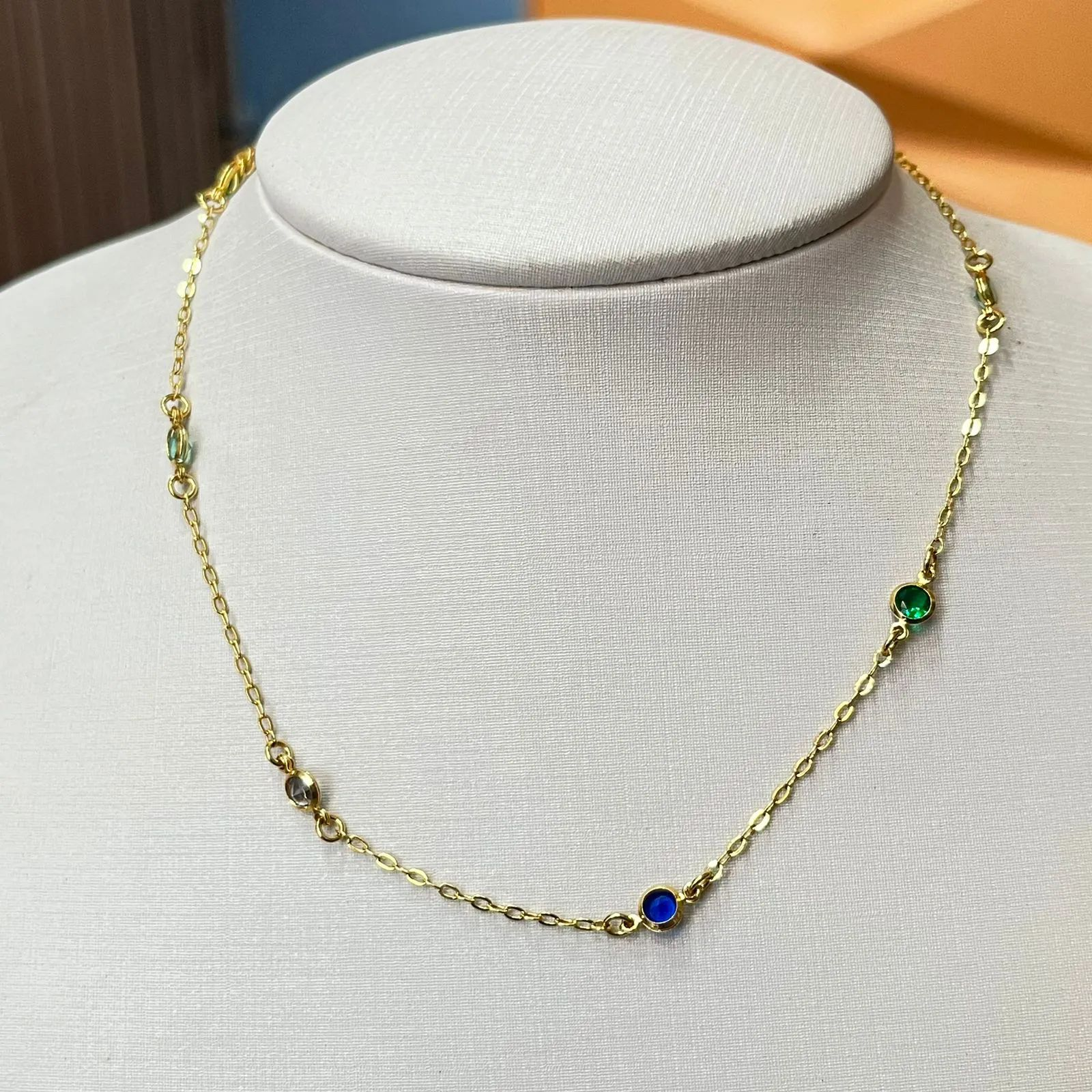 Chocker Dourada Tiffany Ciganinha