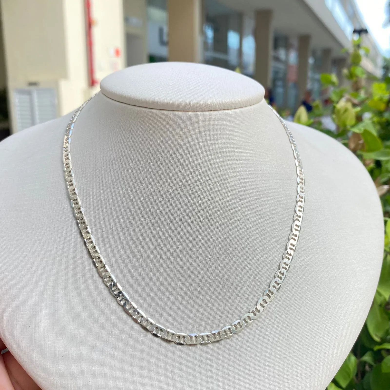 Cordo Prata 925 Piastrini 60cm 
