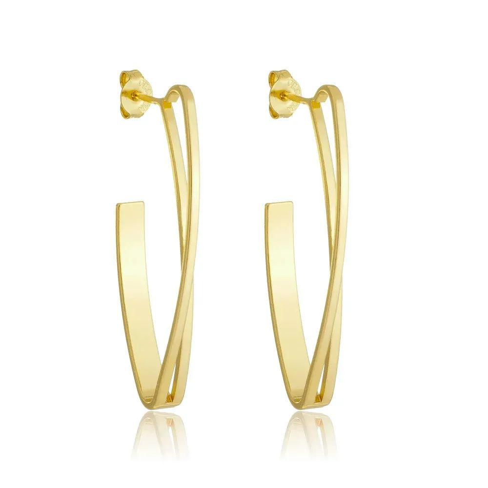 Argola Dourada Elegance G