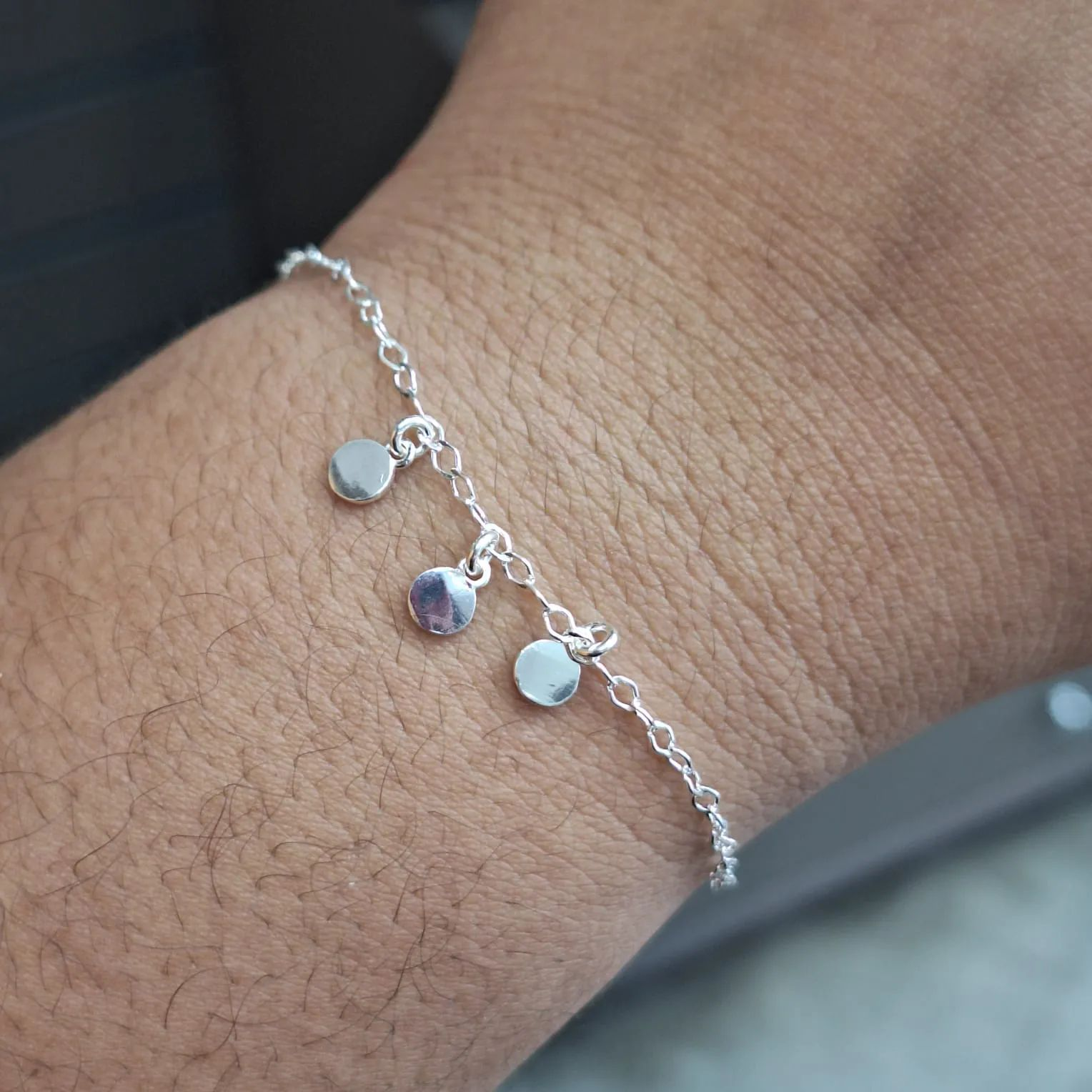 Pulseira Prata 925 Medalhas