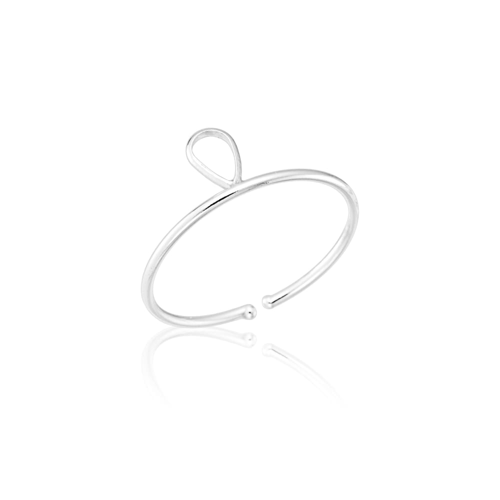 Anel Prata 925 Regulvel Mini Gota