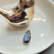 Pingente Dourado Gota Color