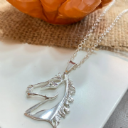 Pingente Banho de Prata Cavalo