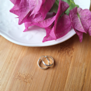 Argola Prata 925 Abaulada 0.4