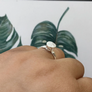 Anel Prata 925 Chuveirinho 8mm