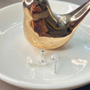 Brinco Prata 925 Pedra Oval Tra�o Cravejado