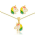 Conjunto Dourado Infantil Unicrnio