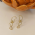 Brinco Dourado Ear Cuff 3 Coraes