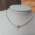 Chocker Dourada Riviera com Corao