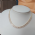 Chocker Dourada Riviera Retangular