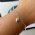 Pulseira Prata 925 Pingentes Coraes Chapeados