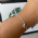Pulseira Prata 925 Pingentes Coraes Chapeados